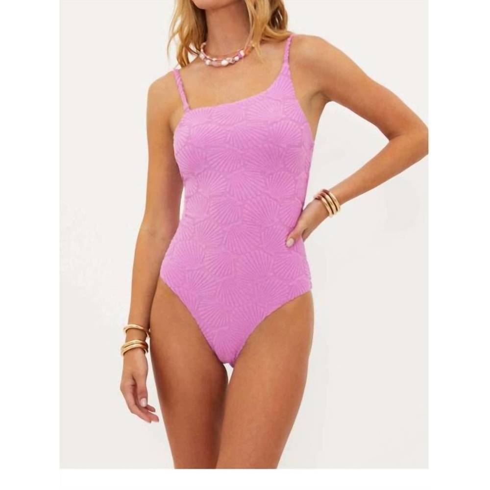 NEW BEACH RIOT athena one piece in shell pink